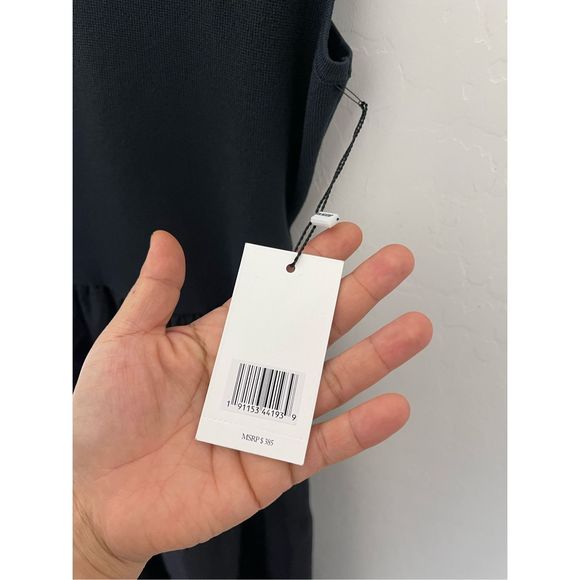 JASON WU Knit Top Tiered Old Money Style Maxi Dress Size Small NWT - Picture 4 of 8